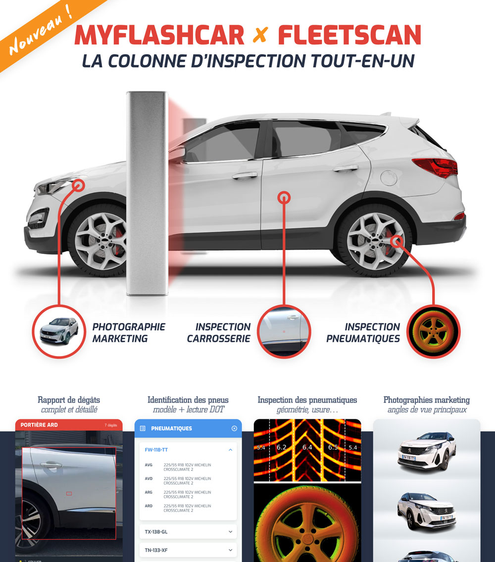 img carlab myflashcar x fleetscan solution inspection automobile et marketing